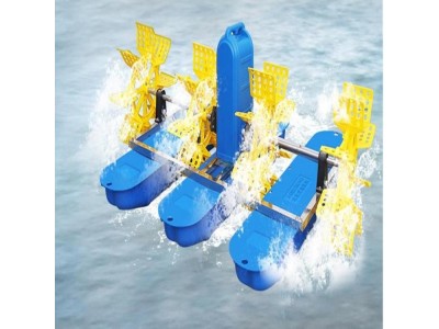 养殖场增氧机 两相电叶轮式增氧机 曝气涌浪式增氧机图1