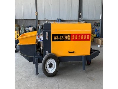 混凝土细石输送泵 细石全能型混凝土泵 矿用细石混凝土泵图1