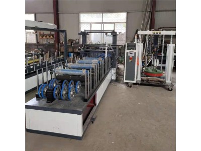 全自动铝合金包覆机 铝塑型材木塑板竹木用包覆机图1