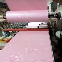 木塑百叶板竹木纤维墙板多轮滚胶压合包覆机