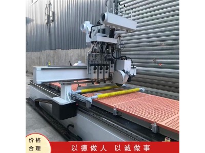 板式家具加工中心 直排自动换刀 家具橱柜雕刻机图1