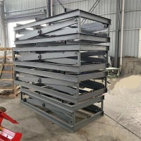 液压式升降平台固定式胶合板木工机械设备免挖坑运行平稳