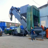 水泥倒运卸集装箱输送机 集装箱卸车机
