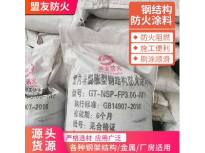石膏基钢结构防火涂料 室内外厚型非膨胀型耐火涂料图1