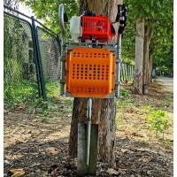 二冲程移栽机 汽油铲头移树机 微型便携式手持起树机
