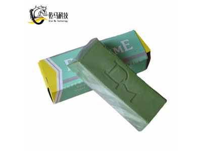 不锈钢抛光绿蜡抛光膏DM盒装青蜡工业抛光大绿腊块图1