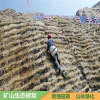 生态修复 矿山绿化工程 客土喷播施工 艺博生态