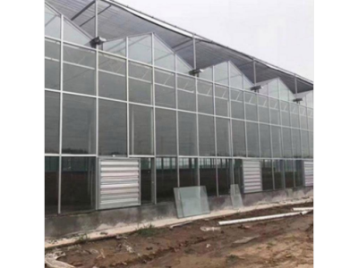 智能玻璃温室 抗寒能力强 可实地测量搭建 棚内光照均匀图1