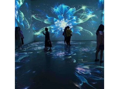 酒吧ktv餐厅投影设备 商场地面互动投影 室内投影互动游图1