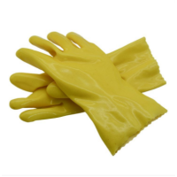 128耐酸碱手套浸塑防滑水产PVC工业化工电镀