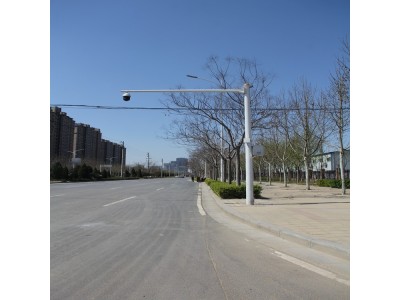 供应户外防水监控杆 小区道路交通监控立杆 新世纪定制图1