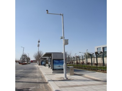 高速公路监控立杆 小区监控杆 新世纪交通安防图1