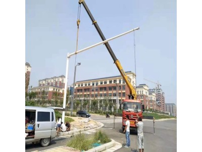 多功能道路监控八棱杆 市政交通电警杆 标志杆新世纪图1