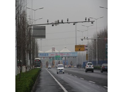 多功能道路监控八棱杆 市政交通电警杆 新世纪可定制图1