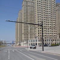 交通标志信号灯杆道路监控杆热镀锌红绿灯立柱