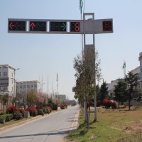 人行横道信号灯直径300mm满屏红绿灯生产一体化交通信号灯