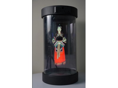 展厅虚拟人展示/数字人展示悬空立体虚拟人/橱窗门店展示图2