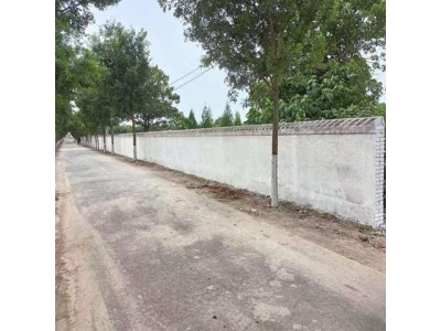 山西左权县喷白墙 新农村外墙刷白 增添别样色彩图1