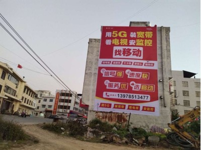 广东墙贴广告 广东手绘墙体广告用什么材料图1