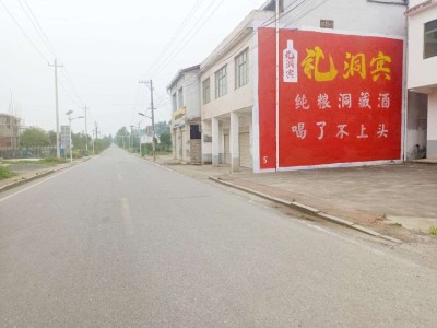 甘肃临夏广河3D墙体彩绘 围墙写广告 彰显品牌，凸现缤纷世界图1
