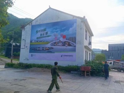 湖南益阳沅江墙体户外广告 户外墙体喷绘价格省图1