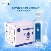 十分米含硒饮用水纯净饮用水商务会议便捷瓶装矿泉水专用