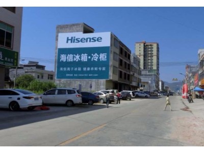 广东海丰县墙体广告制作怡寶户外喷字广告 受众率高图1
