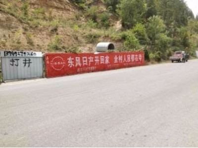 江西吉安县墙体广告服务地产户外外墙广告看点十足图1