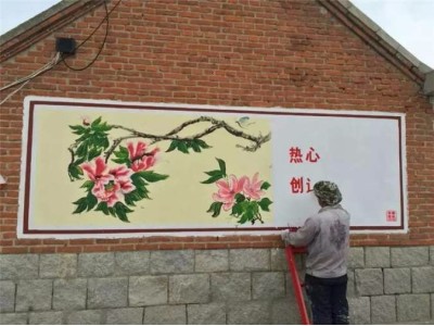 浙江嘉兴房地产刷墙广告 农村墙绘图1